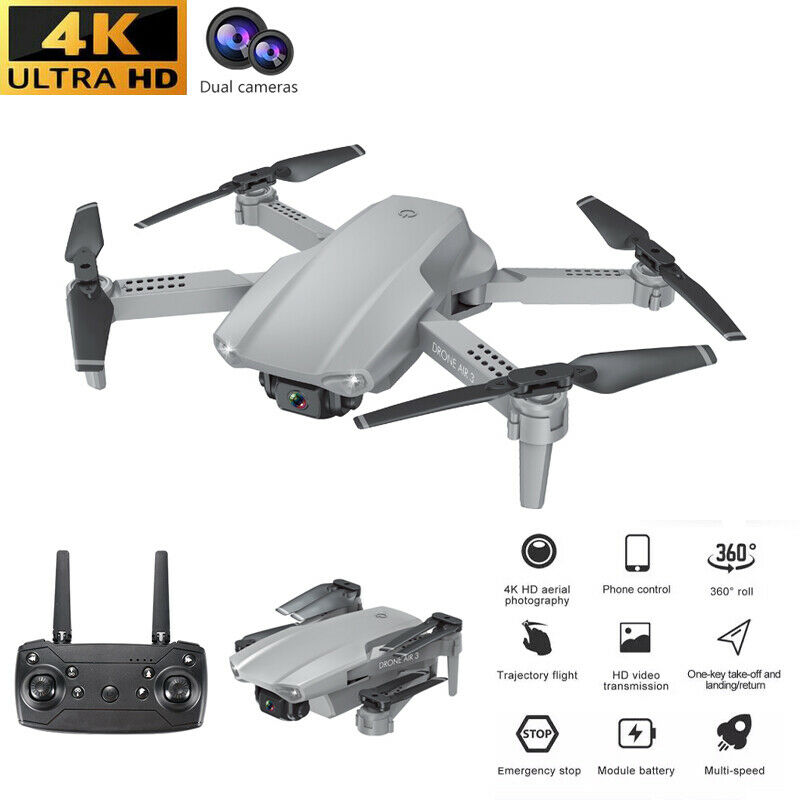 S83a Drone Wifi Fpv Drone Dual 4k Hd Camera Rc Quadcopter Multicopters Toys