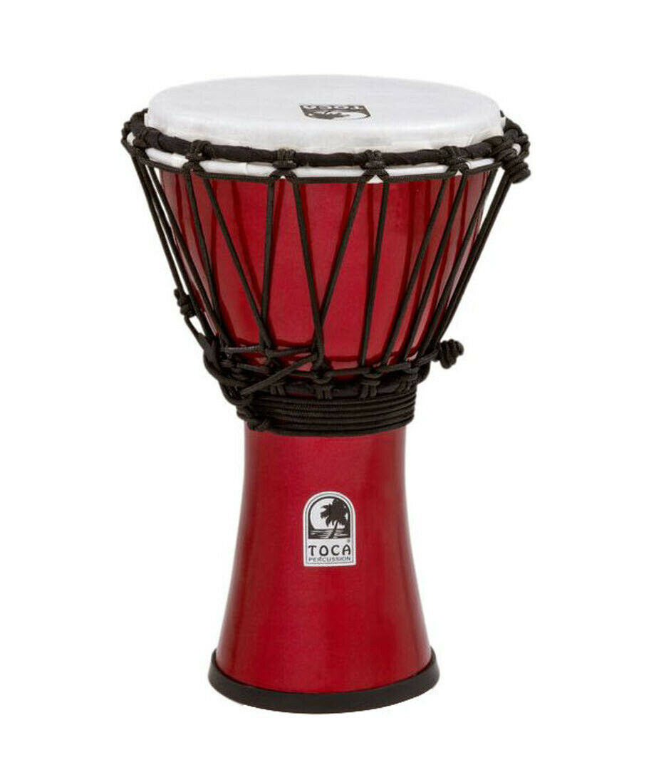 Toca Freestyle Color Sound Djembe - Metallic Red
