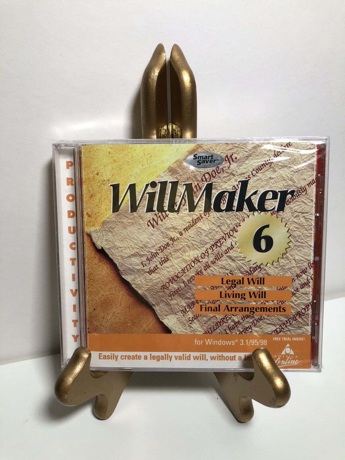 Vintage Willmaker Will Maker 6 Windows 3.1/95/98 Cd-rom New