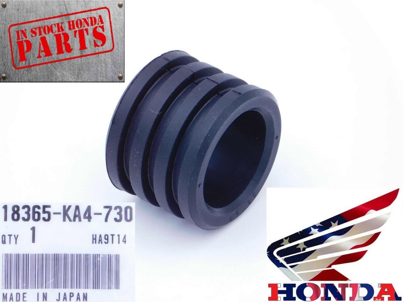 Honda Oem Exhaust Pipe To Muffler Rubber Seal / Gasket 1986-2007 Cr 250 Cr250r