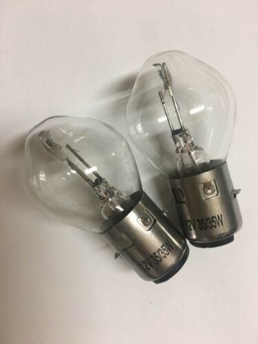 A Pair Of S2 12v 35/35w Headlight Bulb,works On Atv,go Kart,scooter,motorcycle