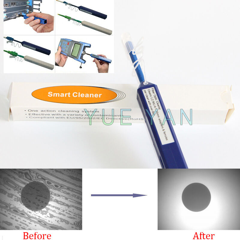 One Click Fiber Optic Cleaning Pen Optical Cleaner Lc/mu 1.25mm Connector Clean