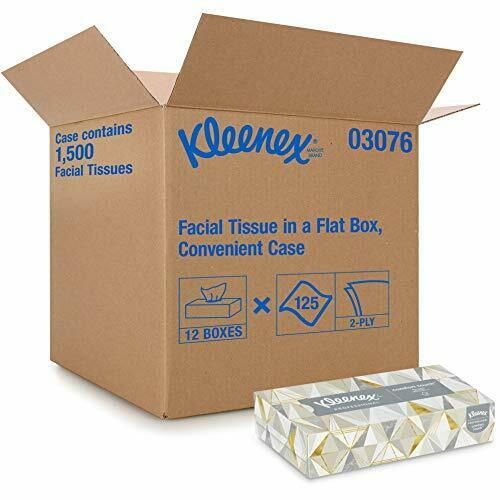 Kleenex Professional Facial Tissue For Business 03076 Flat Tissue Boxes