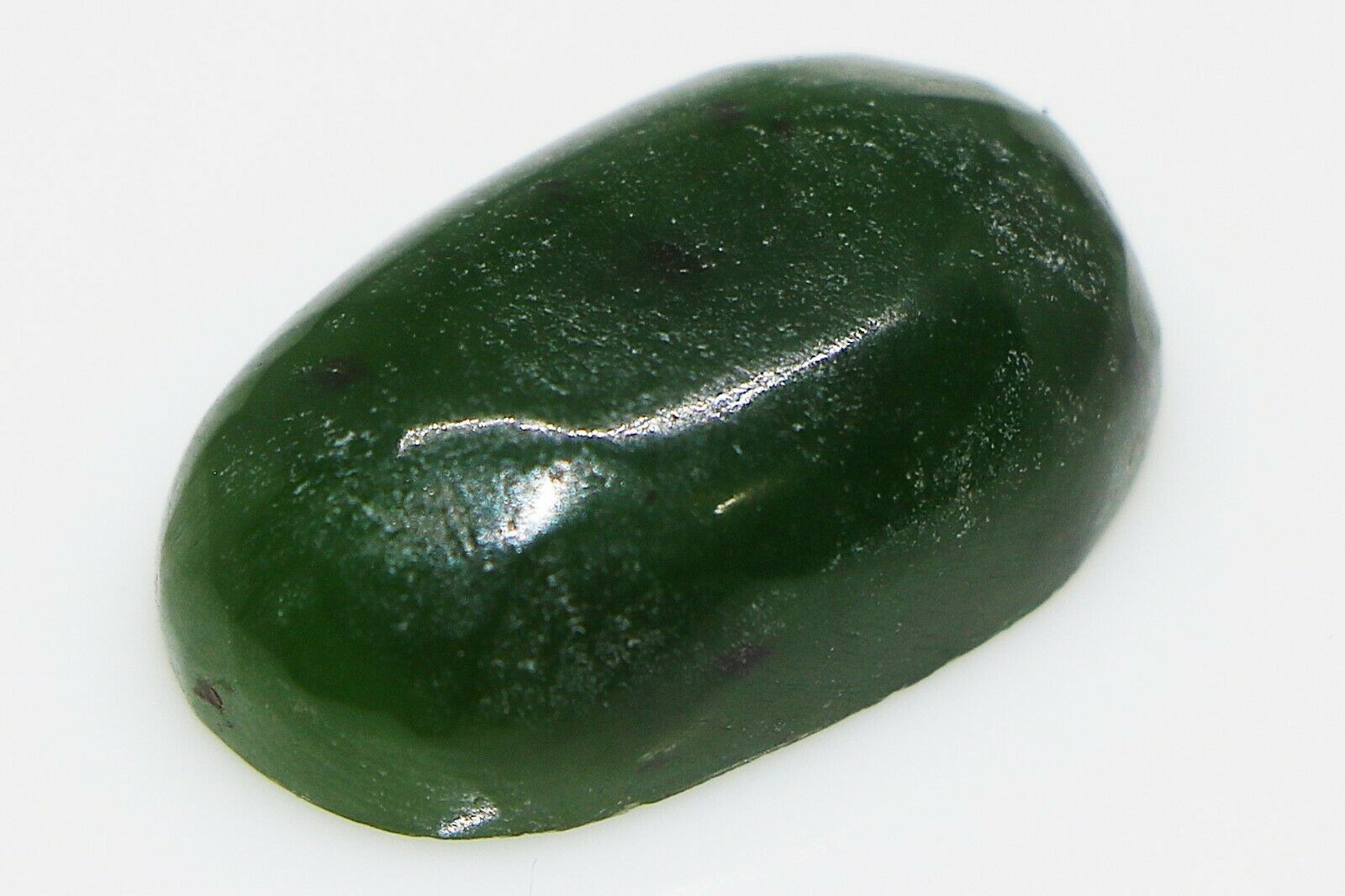 Natural Rare Green Nephrite Jade Stone Loose Cabochon With Certificate -23.09ct