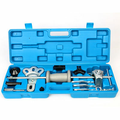 New Slide Hammer Dent Puller Tool Kit Wrench Adapter Axle Bearing Hub Auto Set