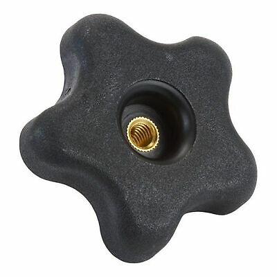 Knob Five Star With Through Hole 1/4"-20 Insert