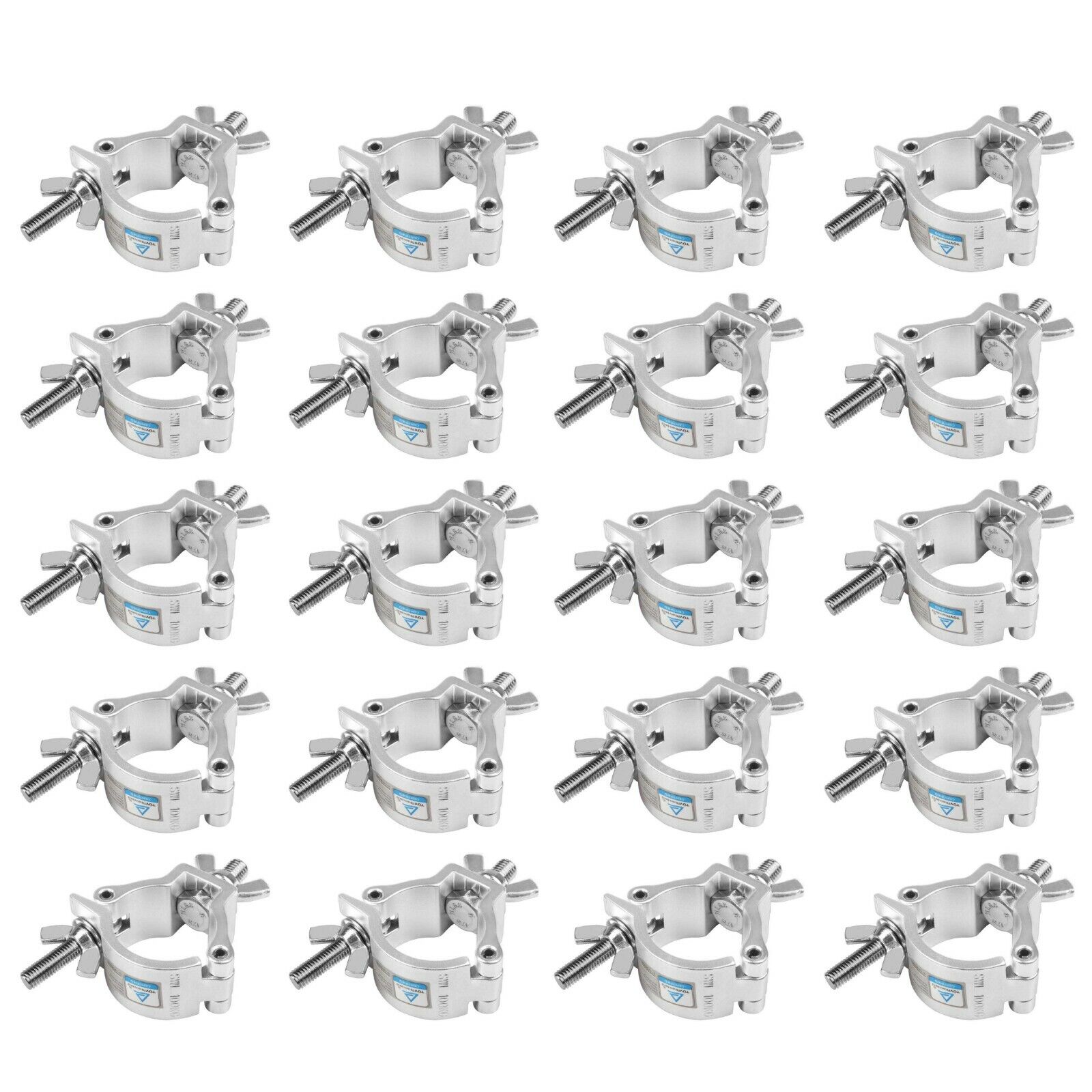20 X Aluminum Alloy Clamps Stage Lighting Mount Max.load 220lbs