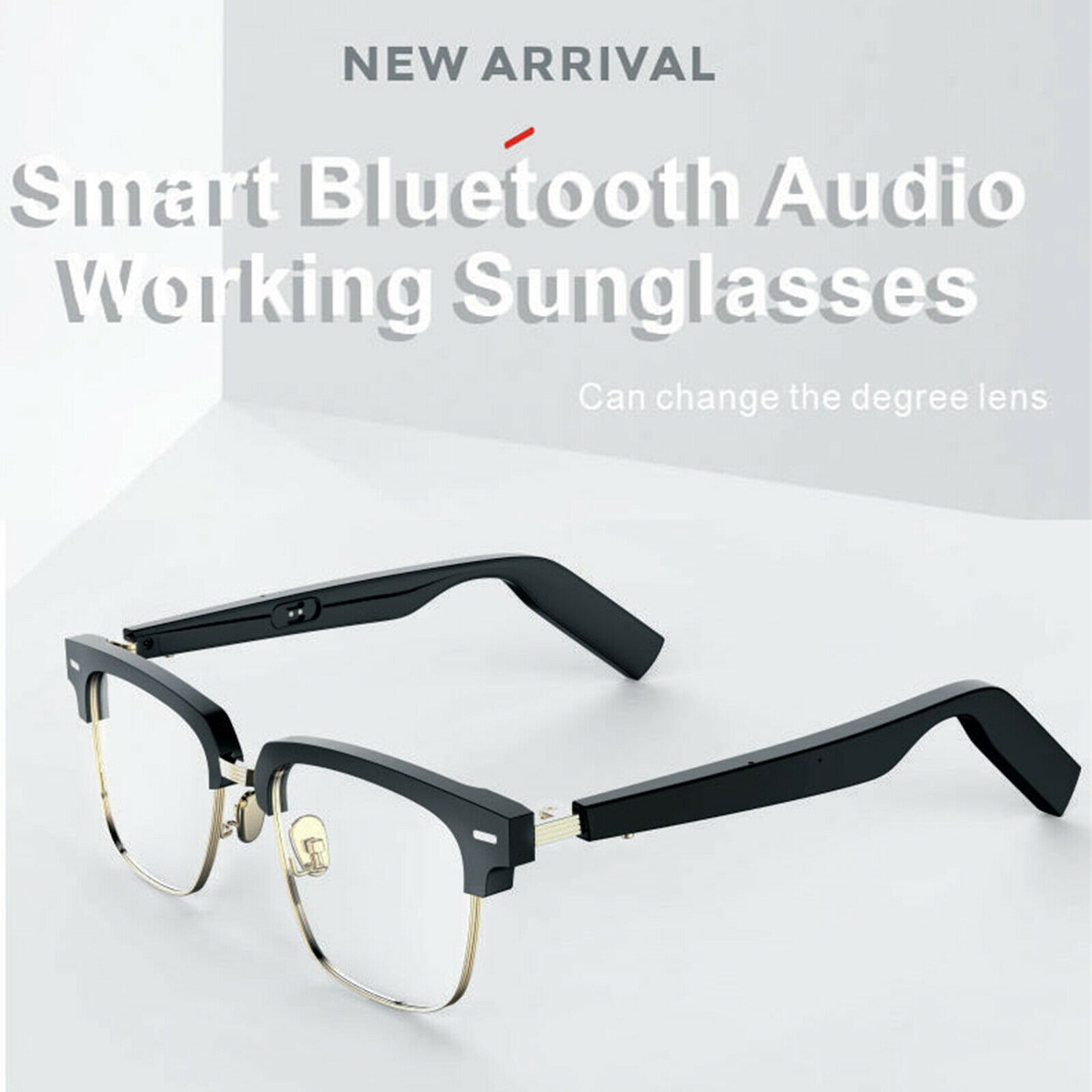Bone Conduction Headphones Ip67 Bluetooth 5.0 Smart Glasses For