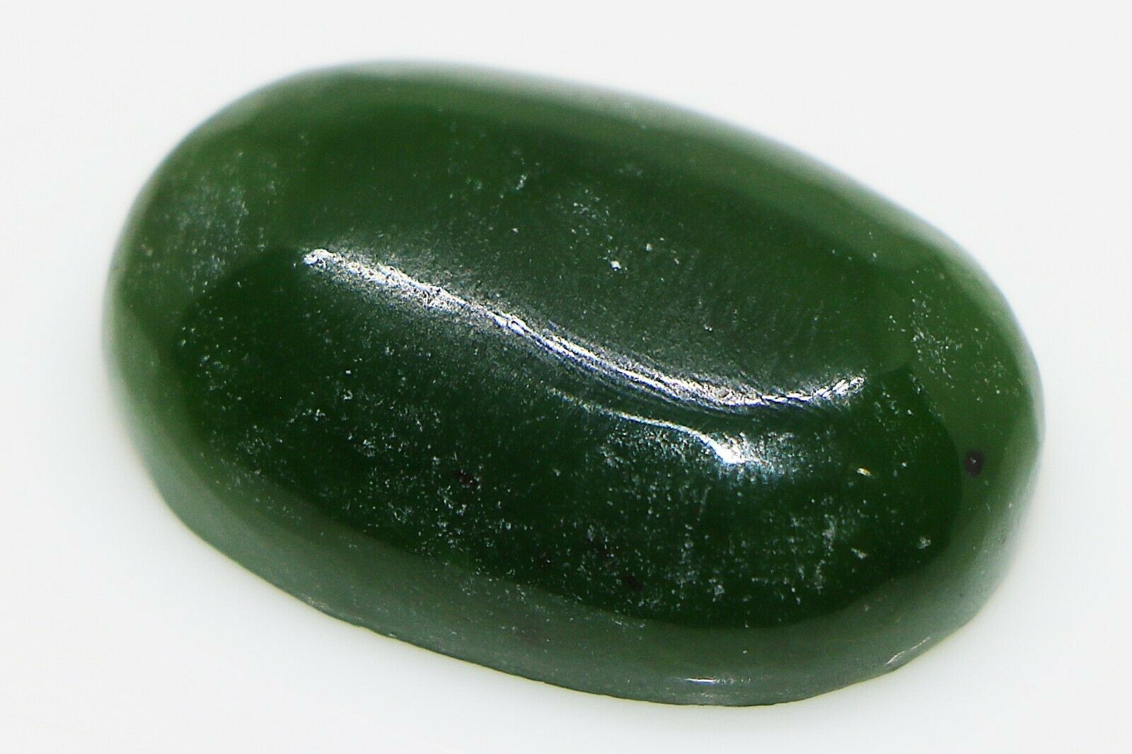 Natural Real Nephrite Jade Loose Oval Cabochon Gem Stone -38ct