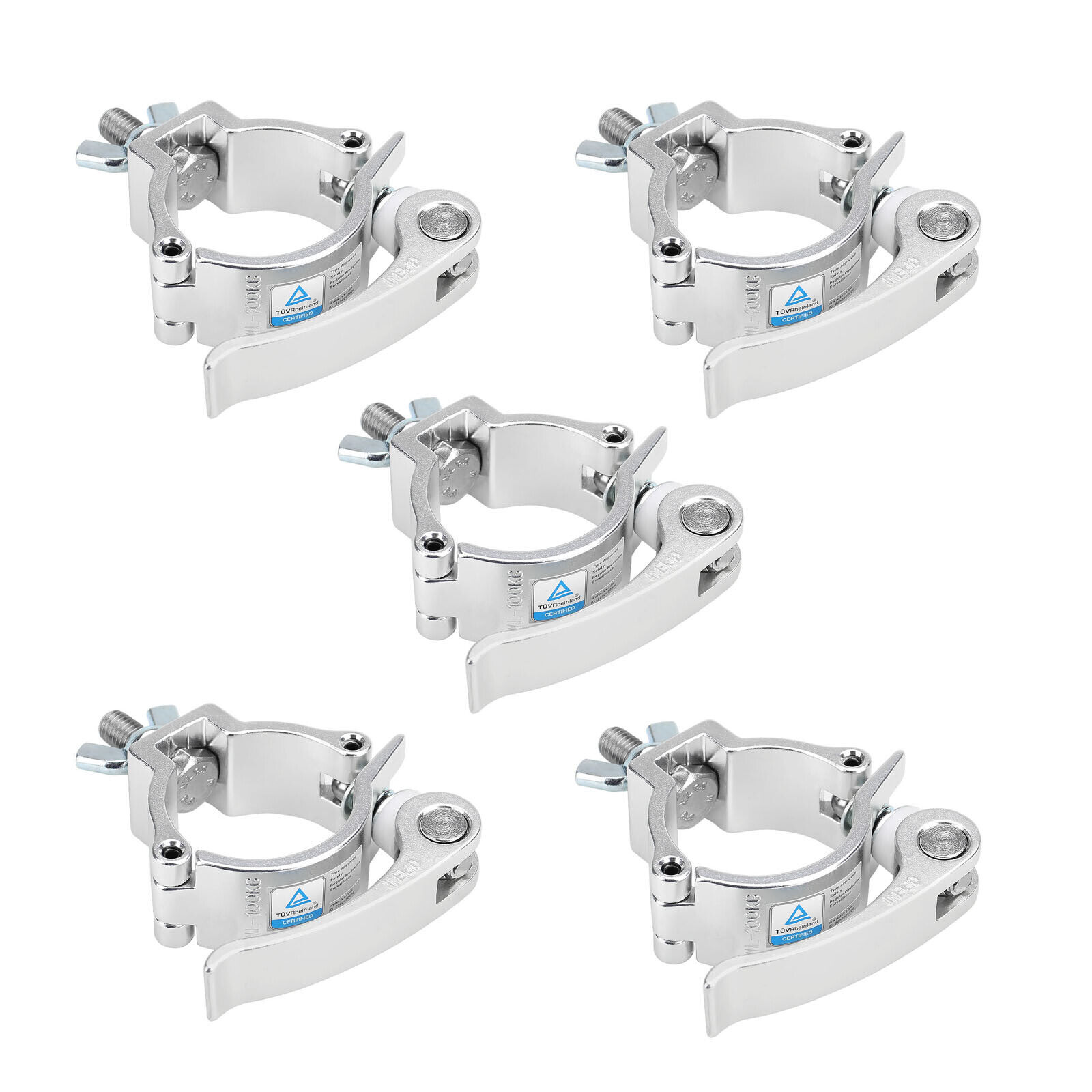 5 Pack 2 Inch Quick Lock And Release Heavy Duty 220 Lbs Aluminum Alloy