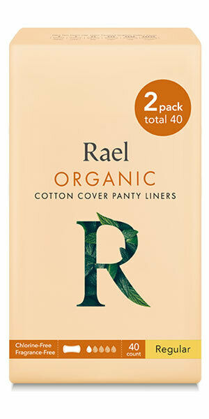Rael Certified Organic Cotton Liners, Unscented (regular Size)
