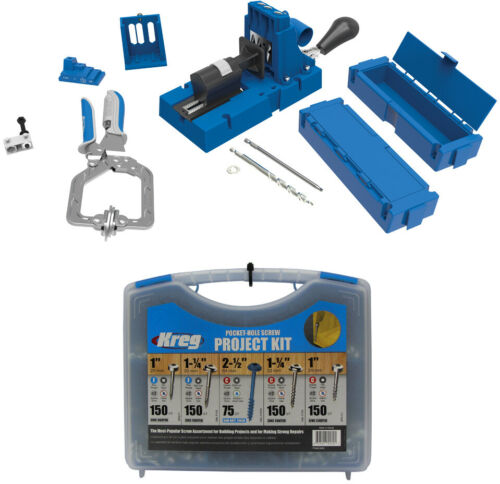 Kreg Jig K5 Master System With Pocket-hole Screw Project Kit In 5 Sizes