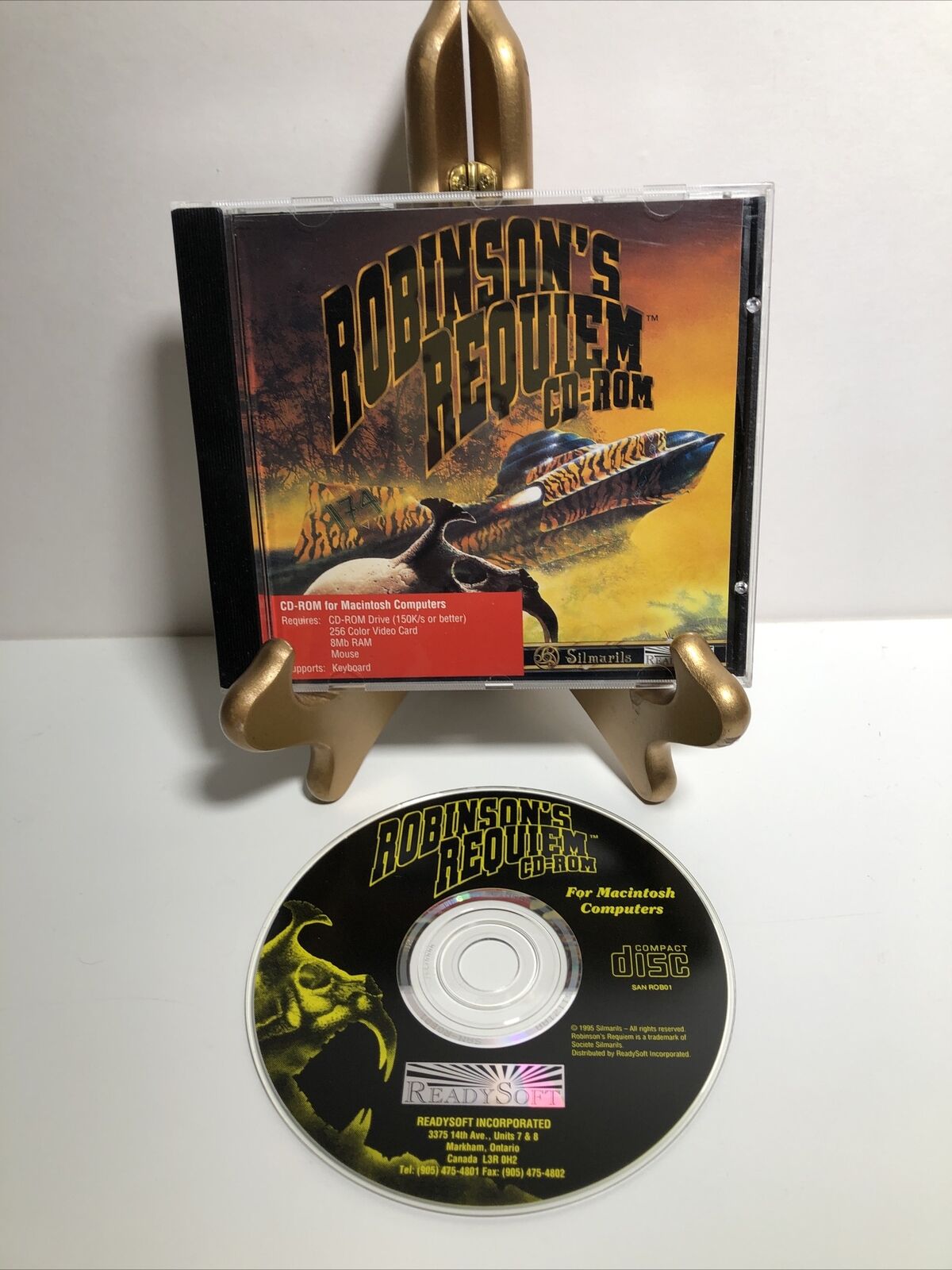 Robinson's Requiem Pc Cd Alien World Exploration Military Predator Hazards Game!
