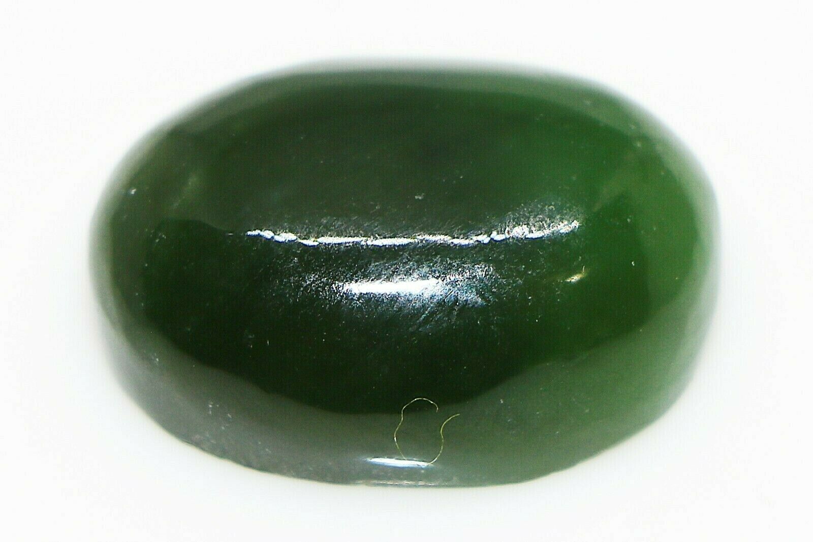 Natural Super Fine Afghan Nephrite Jade Oval Stone With Certificate -36.42ct