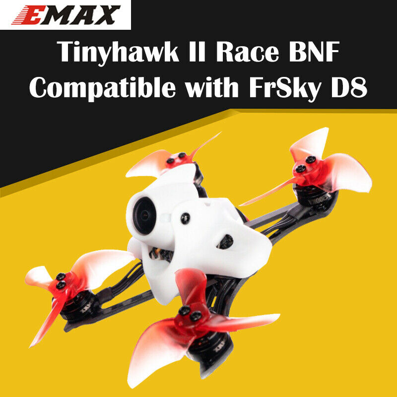 Emax Tinyhawk Ii Race Bnf 90mm 2s Fpv Racing Rc Drone F4 5a 7500kv Runcam Nano2