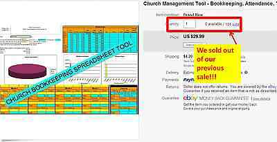 Church Management Tool  Pro - Bookkeeping, Attendance, Donations, Expense