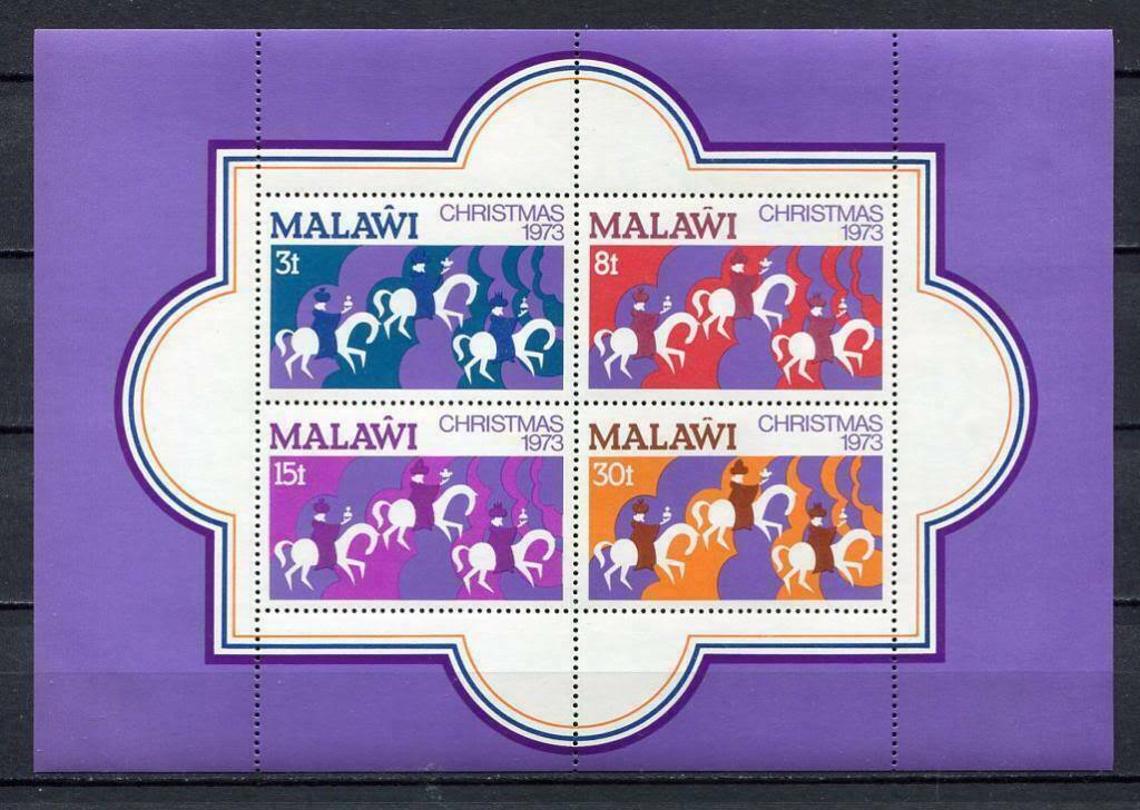 36928) Malawi 1973 Mnh Christmas S/s