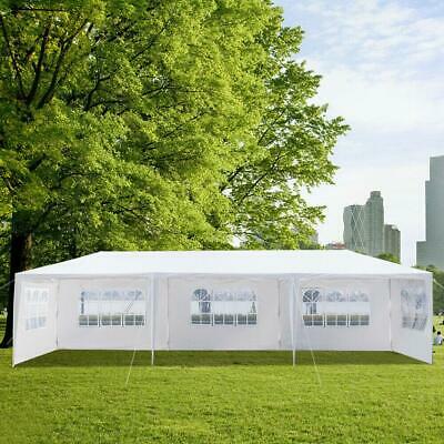 10'x30' Canopy Outdoor Wedding Party Tent Gazebo Pavilion W/5/7/8 Walls Cover