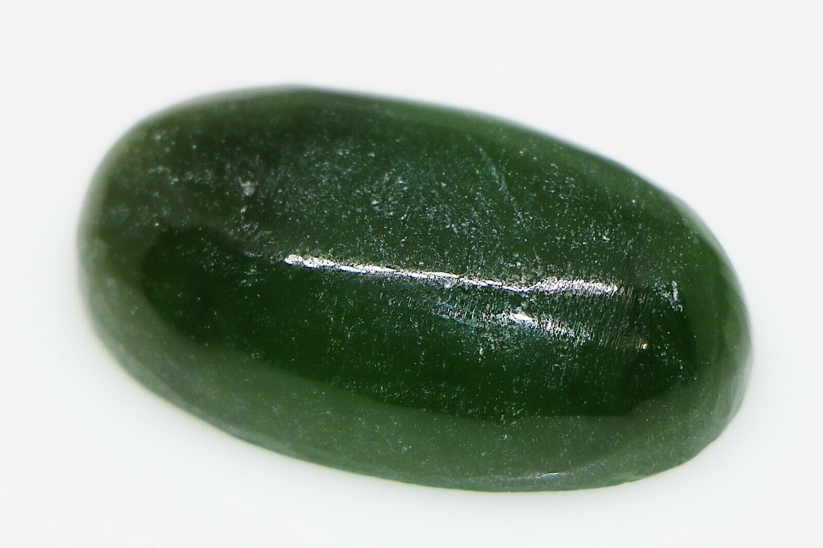 Natural Real Aaa Nephrite Jade Loose Cabochon Stone With Certificate -42.04ct